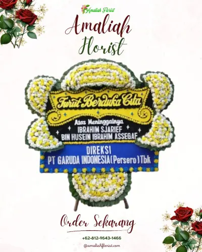 Papan Bunga Duka di 5 Ilir