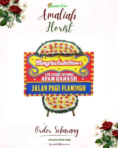 Bunga Papan Congratulation di 5 Ilir